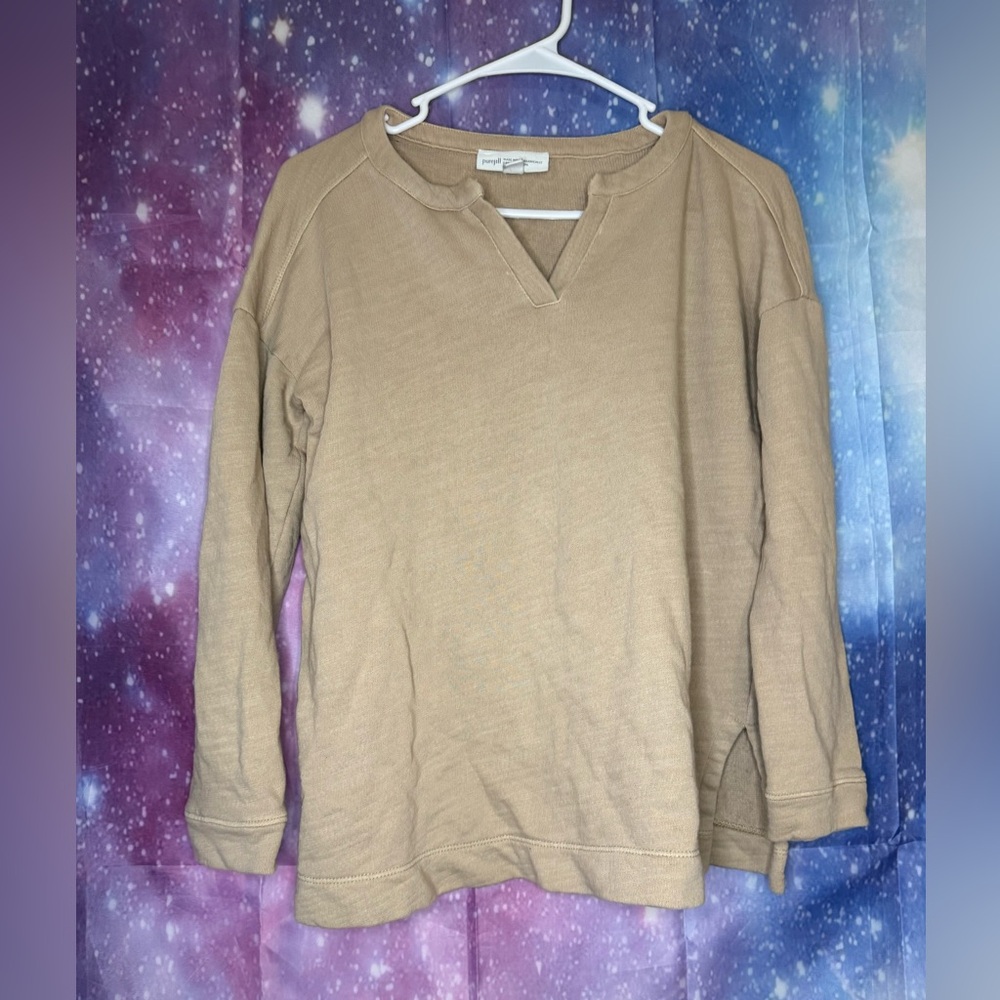 Pure J.Jill petite long sleeve shirt made with organic cotton 🛍